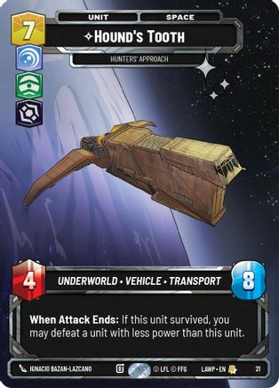 Image of Hound's Tooth - Hunters' Approach (Foil) (21) - A Lawless Time Weekly Play Promos Foil