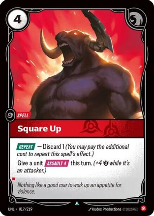 Image of Square Up (017/219) - Unleashed