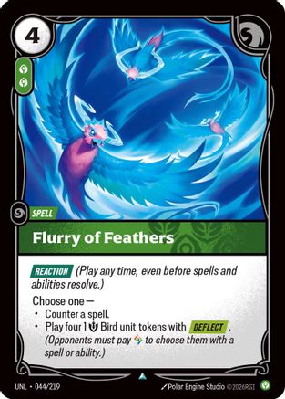 Image of Flurry of Feathers (044/219) - Unleashed