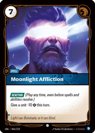 Image of Moonlight Affliction (066/219) - Unleashed Foil
