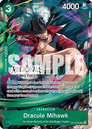Image of Dracule Mihawk (Regional Participation Pack 2026 Vol.1) (ST12-003) - One Piece Promotion Cards Foil