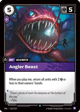 Image of Angler Beast (132/219) - Unleashed