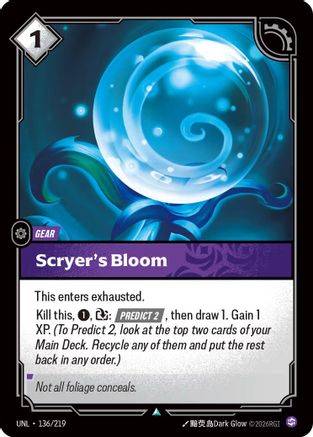 Image of Scryer's Bloom (136/219) - Unleashed
