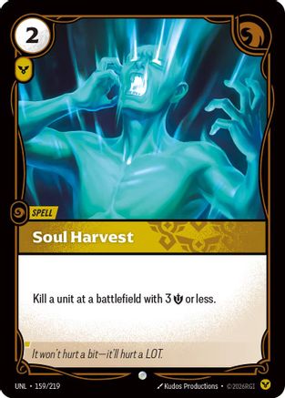 Image of Soul Harvest (159/219) - Unleashed Foil