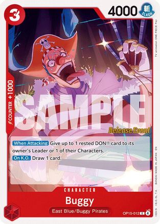 Image of Buggy (OP15-012) - Adventure on Kami's Island Release Event Cards