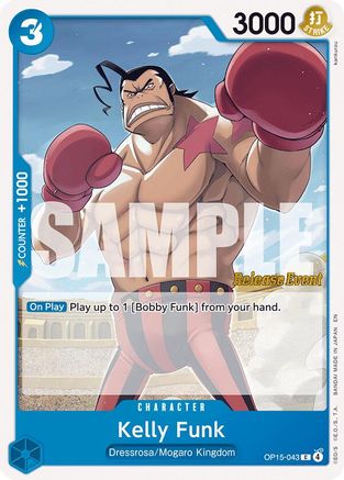 Image of Kelly Funk (OP15-043) - Adventure on Kami's Island Release Event Cards
