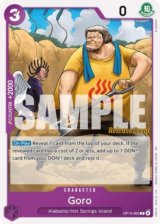 Image of Goro (OP15-065) - Adventure on Kami's Island Release Event Cards