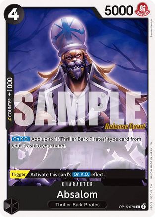 Image of Absalom (OP15-079) - Adventure on Kami's Island Release Event Cards