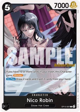 Image of Nico Robin (OP15-087) (OP15-087) - Adventure on Kami's Island Release Event Cards