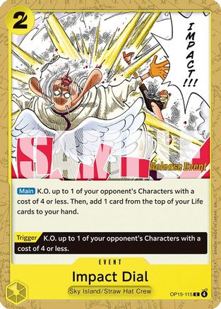 Image of Impact Dial (OP15-115) - Adventure on Kami's Island Release Event Cards
