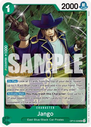 Image of Jango (OP15-026) - Adventure on Kami's Island Release Event Cards