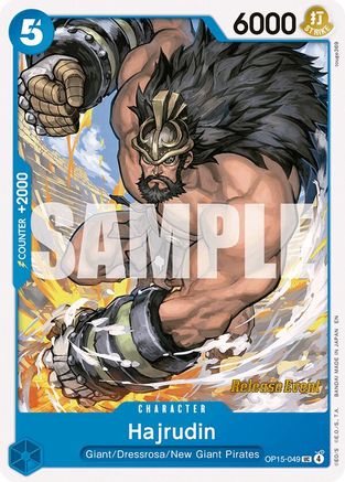 Image of Hajrudin (OP15-049) - Adventure on Kami's Island Release Event Cards