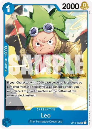 Image of Leo (OP15-052) - Adventure on Kami's Island Release Event Cards