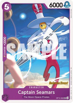 Image of Captain Seamars (OP15-062) - Adventure on Kami's Island Release Event Cards