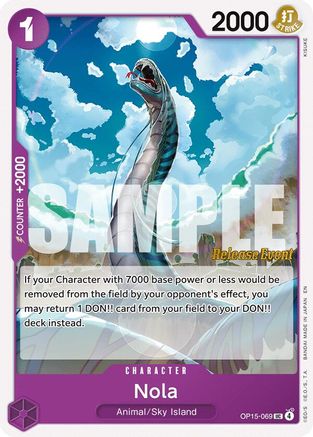 Image of Nola (OP15-069) - Adventure on Kami's Island Release Event Cards