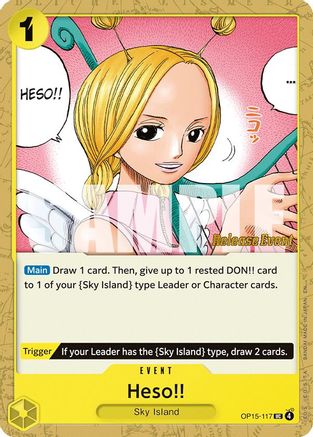Image of Heso!! (OP15-117) - Adventure on Kami's Island Release Event Cards