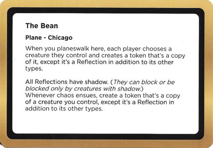 Image of The Bean (Black Lotus Unknown Planechase) (OVER-) - Oversize Cards