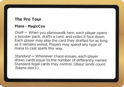 Image of The Pro Tour (Black Lotus Unknown Planechase) (OVER-) - Oversize Cards