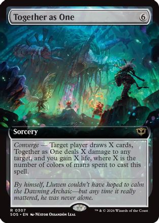 Image of Together as One (Extended Art) (SOS-307) - Secrets of Strixhaven Foil