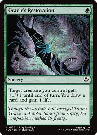 Image of Oracle's Restoration (SOS-156) - Secrets of Strixhaven