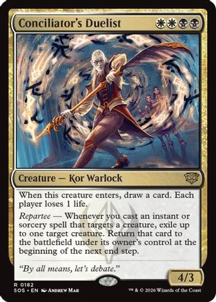 Image of Conciliator's Duelist (SOS-182) - Secrets of Strixhaven Foil