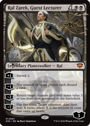 Image of Ral Zarek, Guest Lecturer (SOS-097) - Secrets of Strixhaven