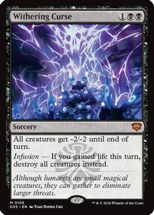 Image of Withering Curse (SOS-105) - Secrets of Strixhaven