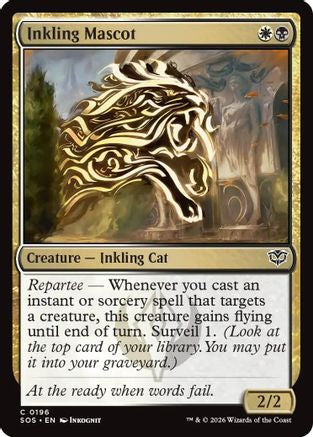 Image of Inkling Mascot (SOS-196) - Secrets of Strixhaven Foil