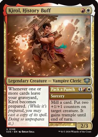 Image of Kirol, History Buff (SOS-198) - Secrets of Strixhaven Foil