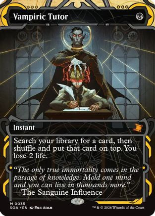Image of Vampiric Tutor (SOA-035) - Secrets of Strixhaven: Mystical Archive