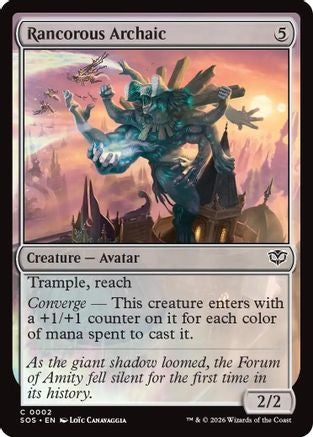 Image of Rancorous Archaic (SOS-002) - Secrets of Strixhaven