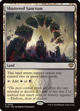 Image of Shattered Sanctum (SOS-260) - Secrets of Strixhaven Foil