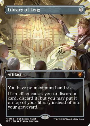 Image of Library of Leng (Borderless) (SPG-) - Special Guests Foil