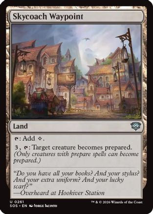 Image of Skycoach Waypoint (SOS-261) - Secrets of Strixhaven Foil