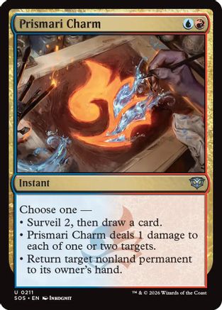 Image of Prismari Charm (SOS-211) - Secrets of Strixhaven