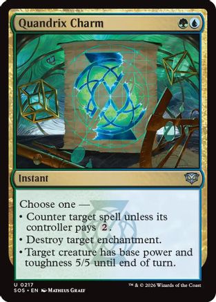 Image of Quandrix Charm (SOS-217) - Secrets of Strixhaven