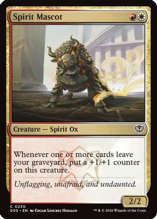 Image of Spirit Mascot (SOS-230) - Secrets of Strixhaven Foil