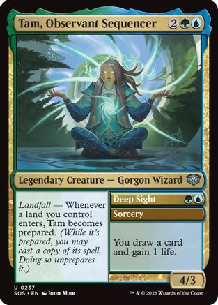 Image of Tam, Observant Sequencer (SOS-237) - Secrets of Strixhaven