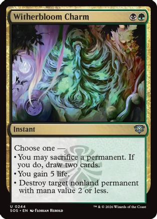 Image of Witherbloom Charm (SOS-244) - Secrets of Strixhaven