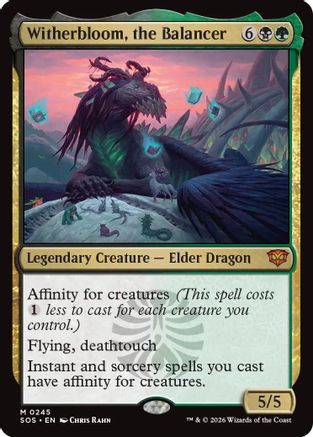 Image of Witherbloom, the Balancer (SOS-245) - Secrets of Strixhaven Foil