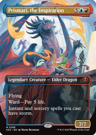 Image of Prismari, the Inspiration (Borderless) (SOS-285) - Secrets of Strixhaven