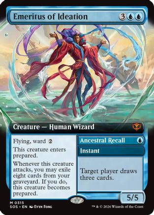 Image of Emeritus of Ideation (Extended Art) (SOS-315) - Secrets of Strixhaven Foil