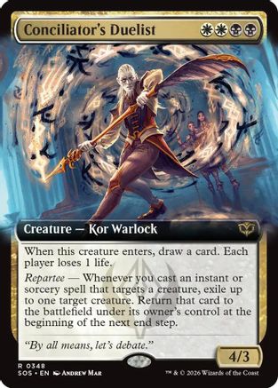 Image of Conciliator's Duelist (Extended Art) (SOS-348) - Secrets of Strixhaven