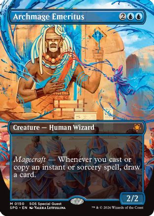 Image of Archmage Emeritus (Borderless) (SPG-150) - Special Guests