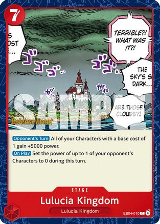 Image of Lulucia Kingdom (EB04-010) - Adventure on Kami's Island Release Event Cards