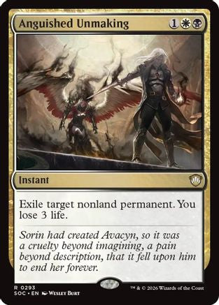 Image of Anguished Unmaking (SOC-293) - Commander: Secrets of Strixhaven