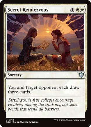 Image of Secret Rendezvous (SOC-166) - Commander: Secrets of Strixhaven