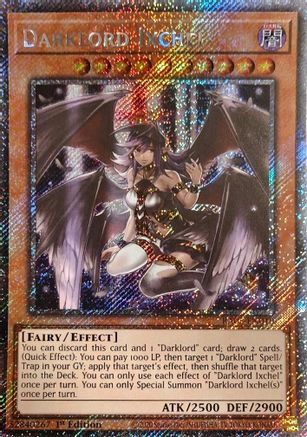 Image of Darklord Ixchel (Platinum Secret Rare) (RA05-EN010) - Rarity Collection 5 1st Edition