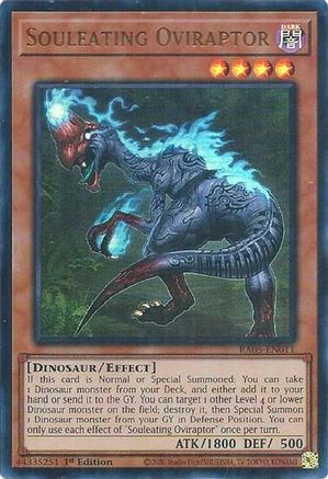 Image of Souleating Oviraptor (Ultra Rare) (RA05-EN011) - Rarity Collection 5 1st Edition