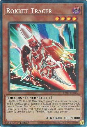 Image of Rokket Tracer (Collector's Rare) (RA05-EN015) - Rarity Collection 5 1st Edition